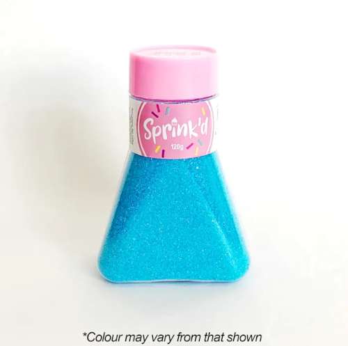 Sprink'd Sprinkles - Sanding Sugar Bright Blue - Click Image to Close